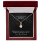 Alluring Beauty Necklace, To Wife, I'd Devote My Last Breath To Telling You I Love You