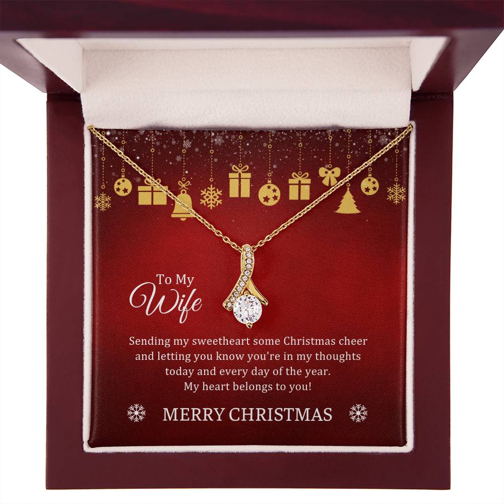 CHRISTMAS 001 - TO WIFE FROM HUSBAND - ALLURING BEAUTY NECKLACE