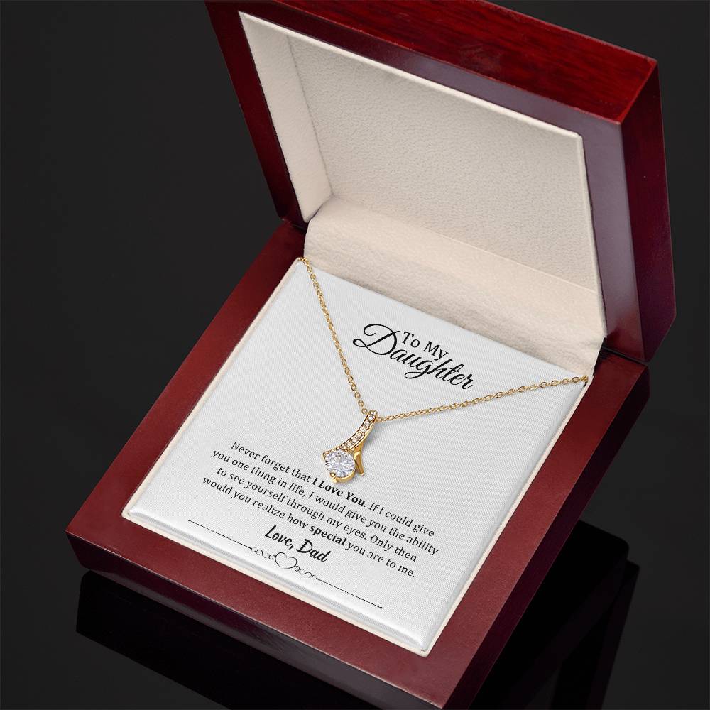 001 - TO DAUGHTER FROM DAD - ALLURING BEAUTY NECKLACE