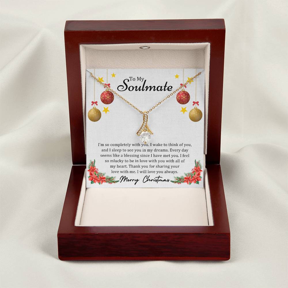 To Soulmate, Christmas Gifts, I'm So Completely With You, Alluring Beauty Necklace