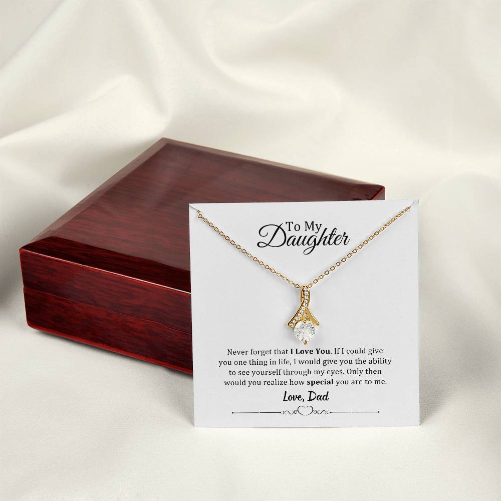 001 - TO DAUGHTER FROM DAD - ALLURING BEAUTY NECKLACE