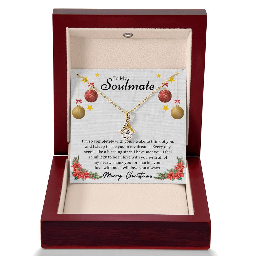 To Soulmate, Christmas Gifts, I'm So Completely With You, Alluring Beauty Necklace