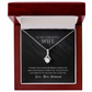Alluring Beauty Necklace, To Wife, I'd Devote My Last Breath To Telling You I Love You