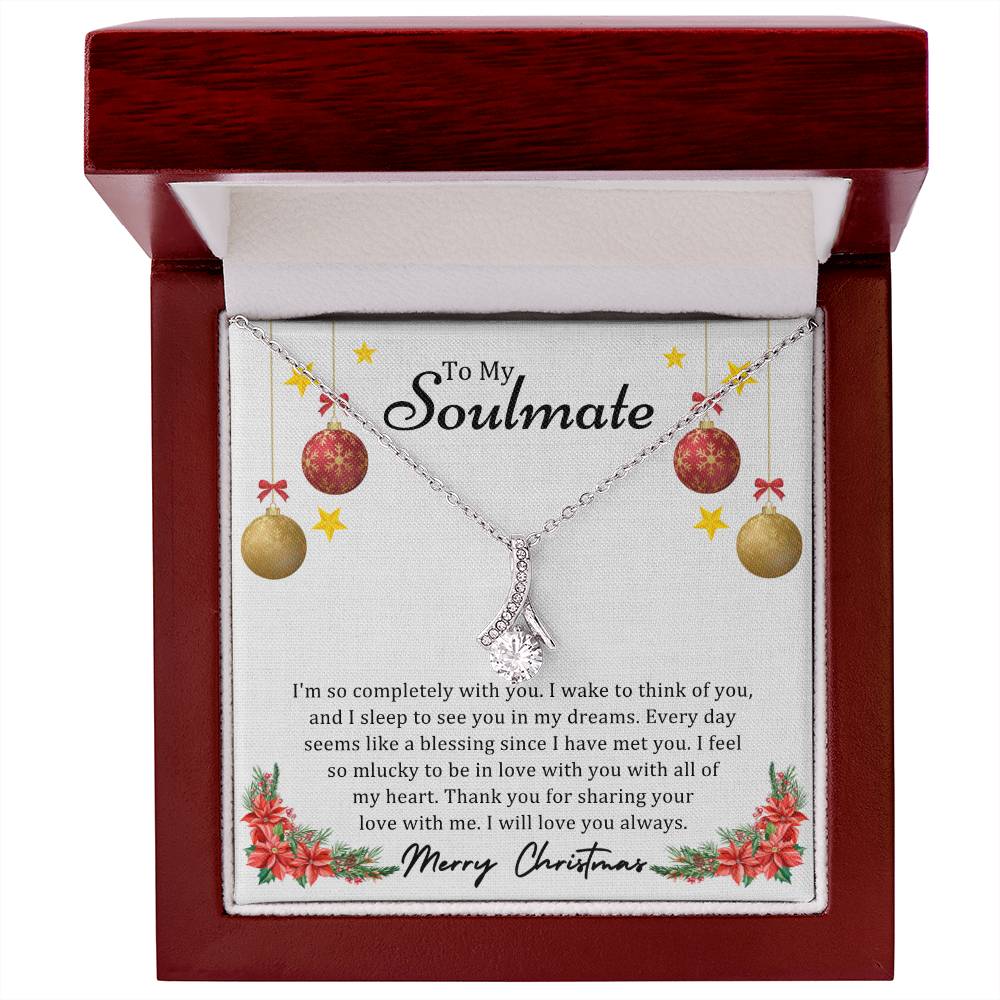 To Soulmate, Christmas Gifts, I'm So Completely With You, Alluring Beauty Necklace