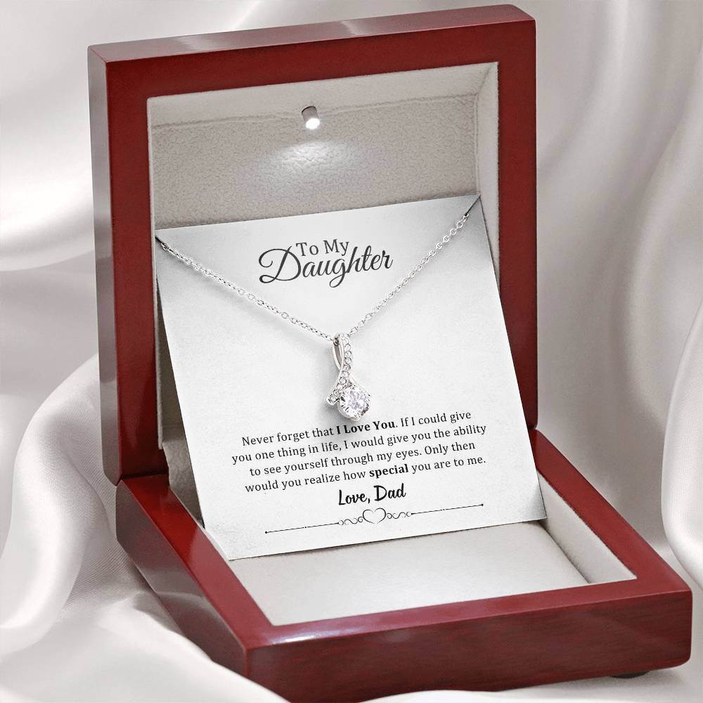 001 - TO DAUGHTER FROM DAD - ALLURING BEAUTY NECKLACE