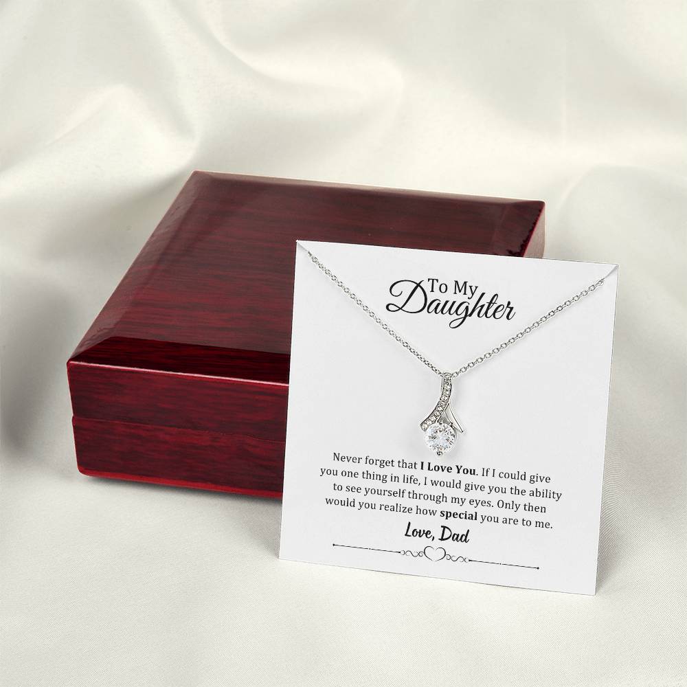 001 - TO DAUGHTER FROM DAD - ALLURING BEAUTY NECKLACE