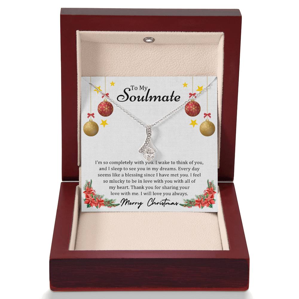 To Soulmate, Christmas Gifts, I'm So Completely With You, Alluring Beauty Necklace