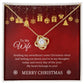 CHRISTMAS 001 - TO WIFE FROM HUSBAND - LOVE KNOT NECKLACE
