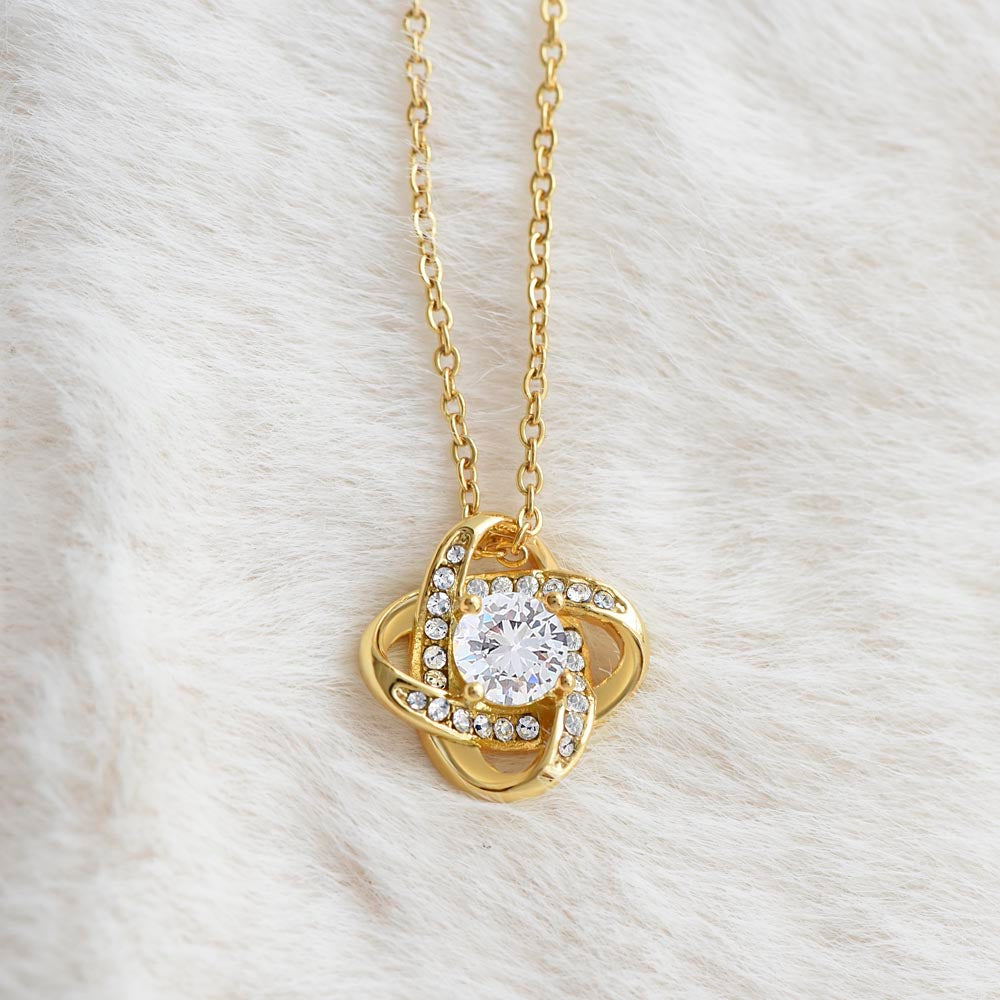 Love Knot Necklace, To Wife, I'd Save My Last Gasp To Express My Love To You