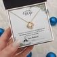 006 - TO WIFE FROM HUSBAND - LOVE KNOT NECKLACE