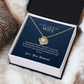Love Knot Necklace, To Wife, I'd Save My Last Gasp To Express My Love To You