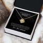 Love Knot Necklace, To Wife, I'd Devote My Last Breath To Telling You I Love You