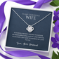Love Knot Necklace, To Wife, I'd Save My Last Gasp To Express My Love To You