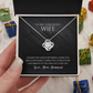 Love Knot Necklace, To Wife, I'd Devote My Last Breath To Telling You I Love You