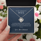 Love Knot Necklace, To Wife, I'd Save My Last Gasp To Express My Love To You