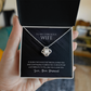 Love Knot Necklace, To Wife, I'd Devote My Last Breath To Telling You I Love You