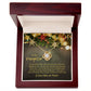 To Daughter, Love Knot Necklace, As You Grow Older, You Become More And More Special To Me