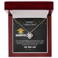 Christmas Gifts, To Daughter, Love Knot Necklace, You Are Braver Than You Believe, Stronger Than You Seem