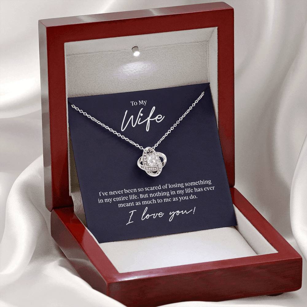 017 - TO WIFE - LOVE KNOT NECKLACE