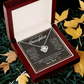 Love Knot Necklace, To Daughter, I Want You To Believe Deep In Your Heart That You Are Capable Of Achieving Anything You Put Your Mind To