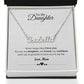 003 - TO DAUGHTER FROM MOM - CUSTOM NAME NECKLACE