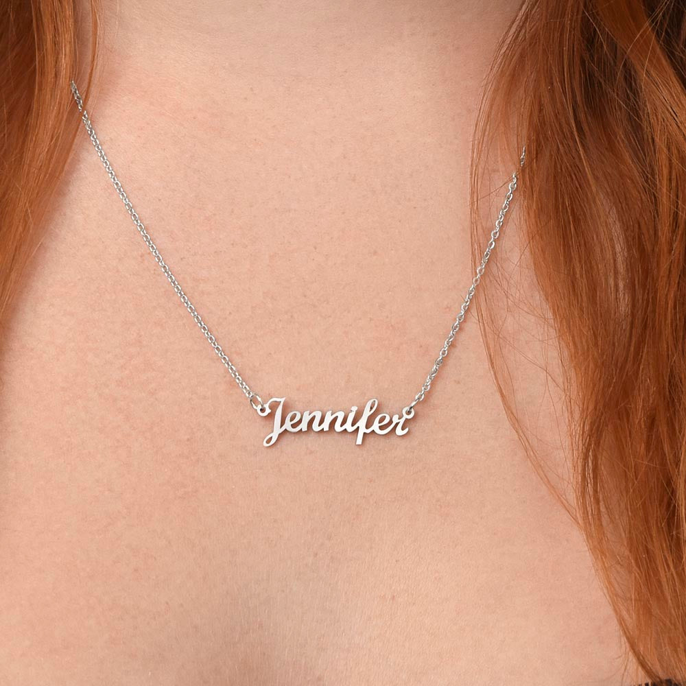 015 - TO DAUGHTER - CUSTOM NAME NECKLACE