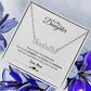 003 - TO DAUGHTER FROM MOM - CUSTOM NAME NECKLACE