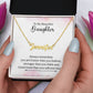 015 - TO DAUGHTER - CUSTOM NAME NECKLACE