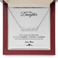 003 - TO DAUGHTER FROM MOM - CUSTOM NAME NECKLACE