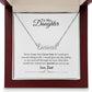 001 - TO DAUGHTER FROM DAD - CUSTOM NAME NECKLACE