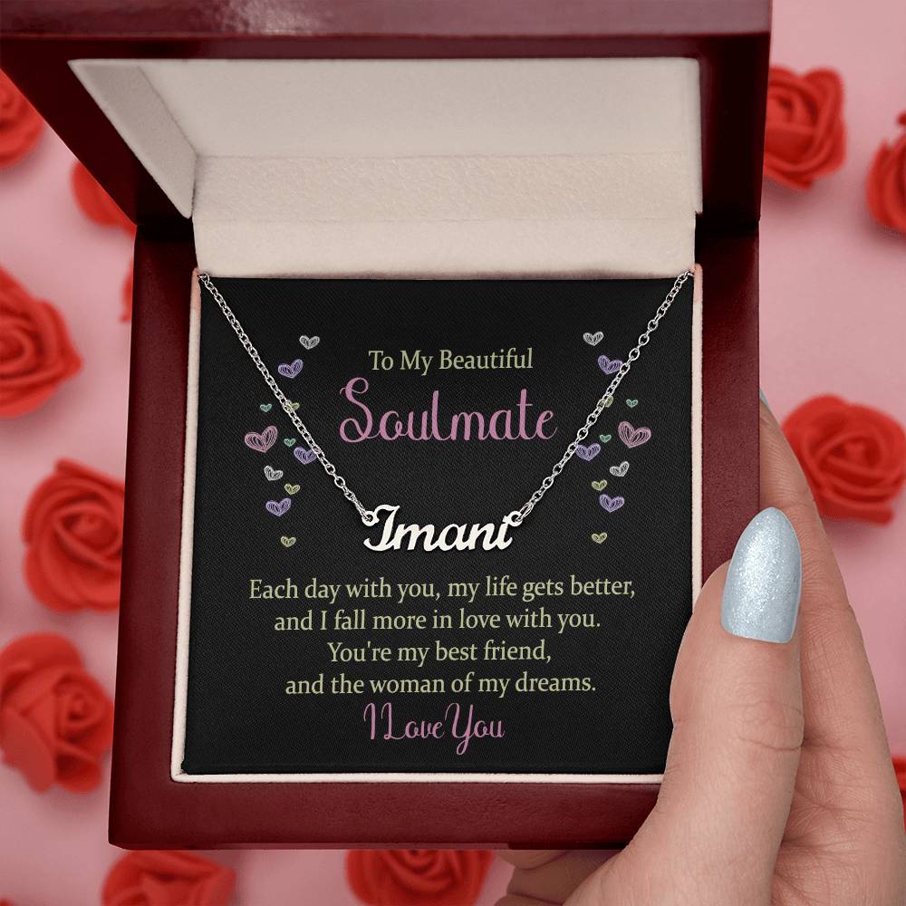 Soulmate Gifts - Each day with you, my life gets better, and I fall more in love with you