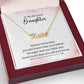 015 - TO DAUGHTER - CUSTOM NAME NECKLACE