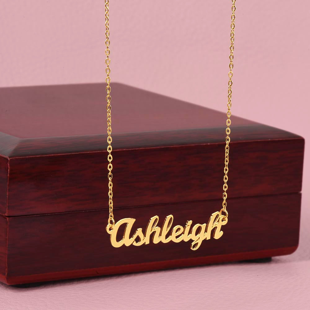 001 - TO DAUGHTER FROM DAD - CUSTOM NAME NECKLACE