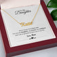 003 - TO DAUGHTER FROM MOM - CUSTOM NAME NECKLACE