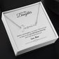 002 - TO DAUGHTER FROM MOM - SIGNATURE NAME NECKLACE