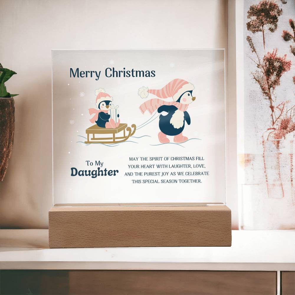 Daughter Gifts - May the spirit of Christmas fill your heart with laughter, love, and the purest joy as we celebrate this special season together.