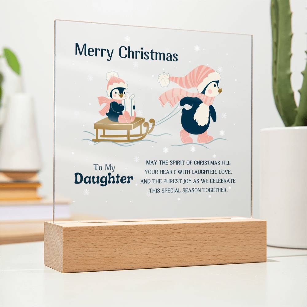 Daughter Gifts - May the spirit of Christmas fill your heart with laughter, love, and the purest joy as we celebrate this special season together.