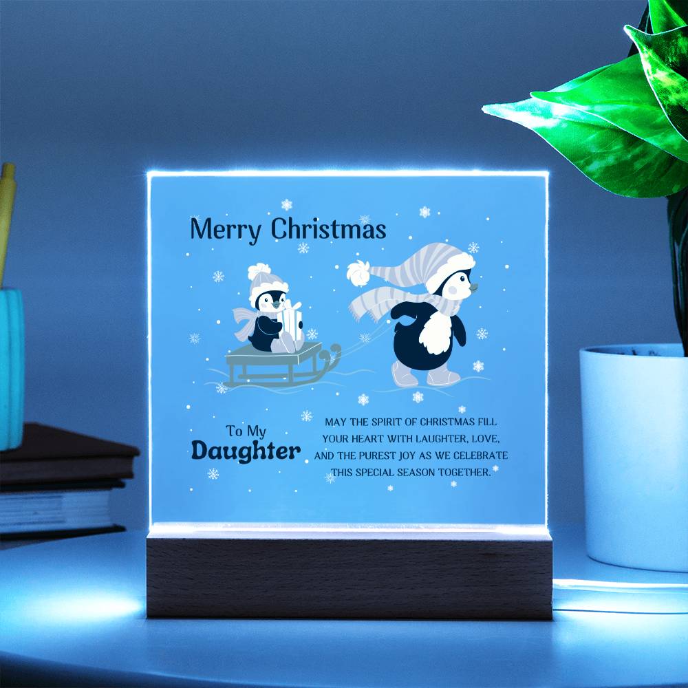 Daughter Gifts - May the spirit of Christmas fill your heart with laughter, love, and the purest joy as we celebrate this special season together.