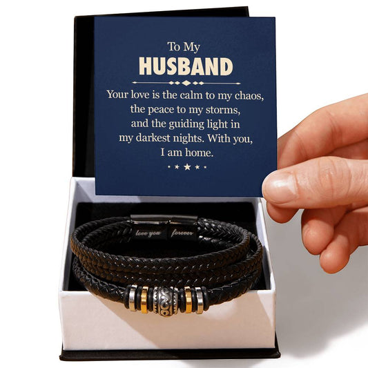 009 - TO HUSBAND FROM WIFE - LOVE YOU FOREVER BRACELET