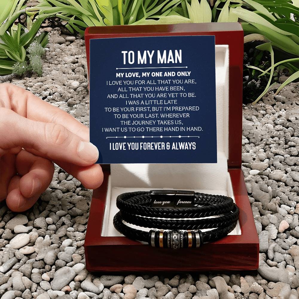 010 - TO MY MAN - LOVE YOU FOREVER BRACELET