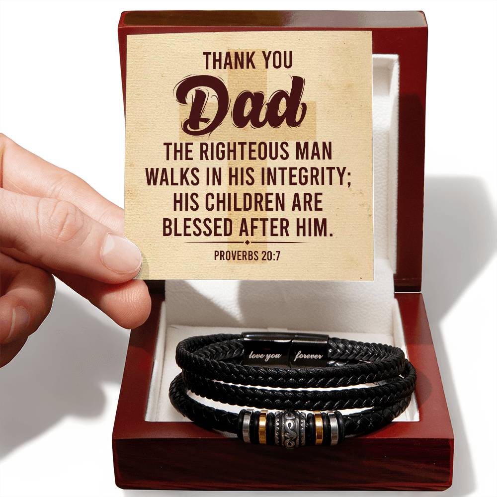 012 - TO DAD - LOVE YOU FOREVER BRACELET