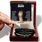 Love You Forever Bracelet, To Son, I Hope You Believe In Yourself As Much As I Believe In You