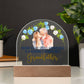 Acrylic Dome Plaque, To Grandfather, Behind Every Great-Grandchild Is A Genuinely Remarkable Grandfather