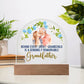 Acrylic Dome Plaque, To Grandfather, Behind Every Great-Grandchild Is A Genuinely Remarkable Grandfather