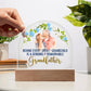 Acrylic Dome Plaque, To Grandfather, Behind Every Great-Grandchild Is A Genuinely Remarkable Grandfather