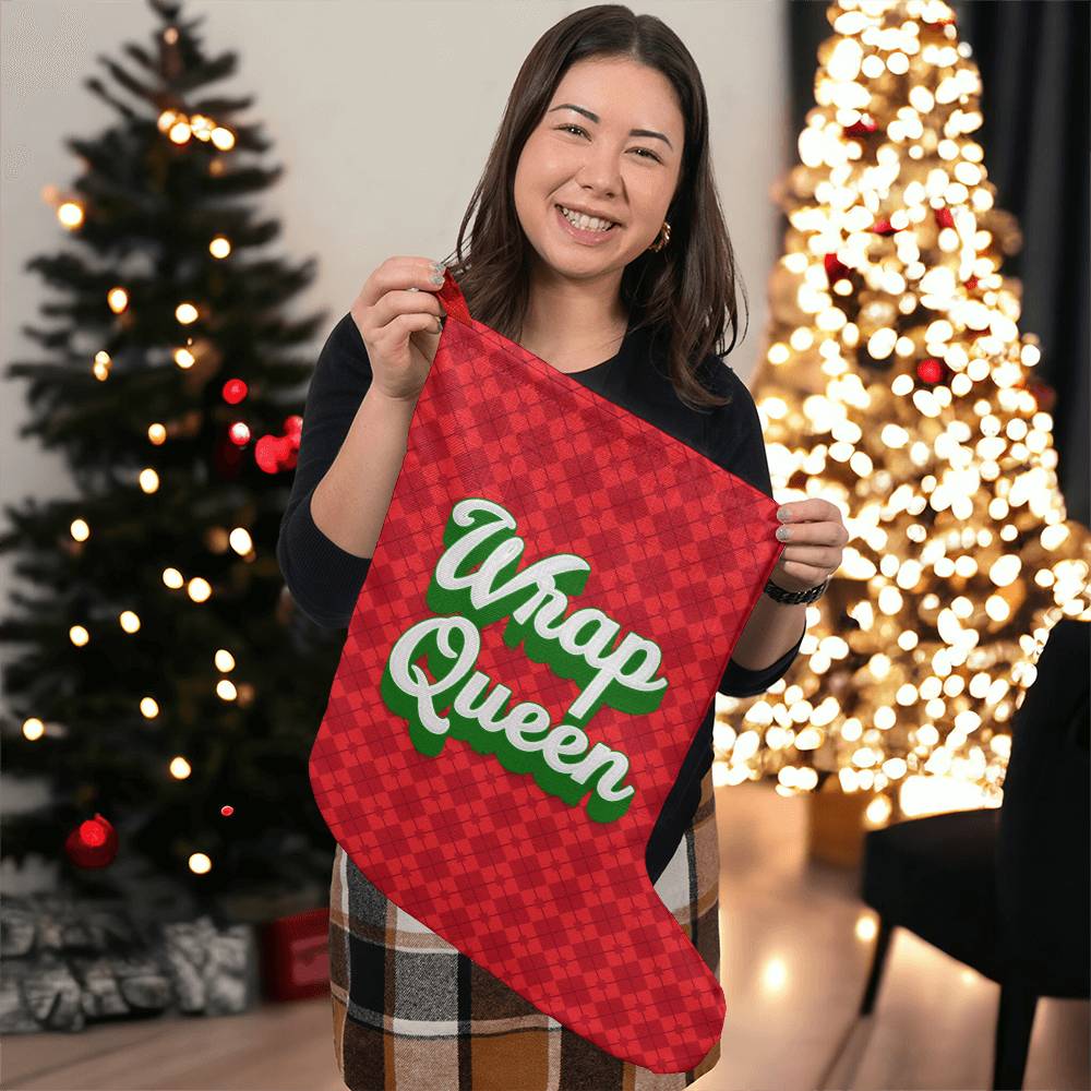 Giant Holiday Stocking, Wrap Queen