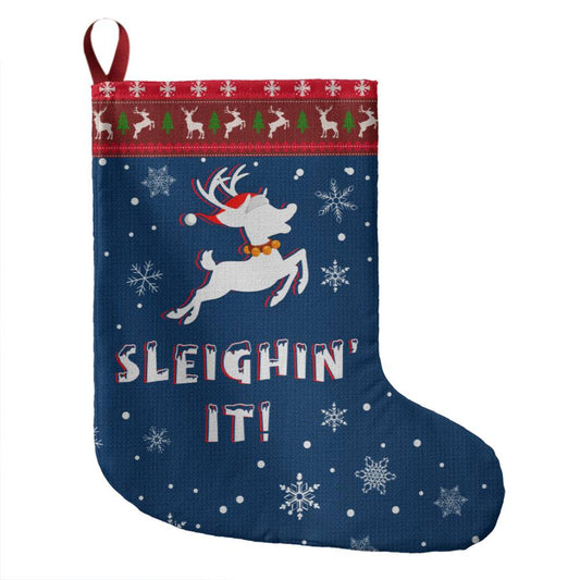 Giant Holiday Stocking, Sleighin It