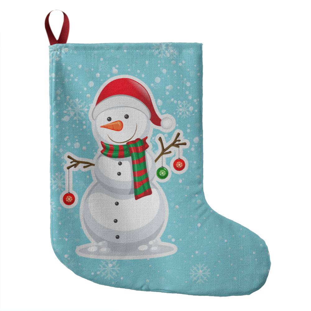 Giant Holiday Stocking, Snowman