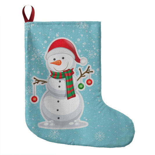 Giant Holiday Stocking, Snowman