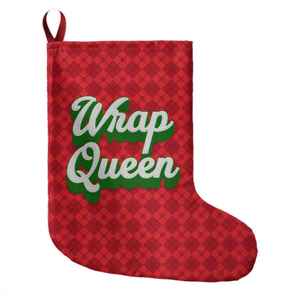 Giant Holiday Stocking, Wrap Queen